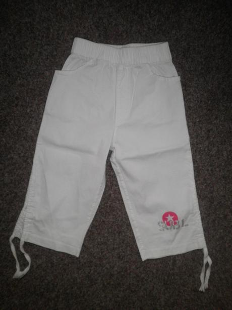 Plátěné 3/4 kalhoty, 110