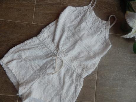 Bílí  overalek zn. zara, zara,104