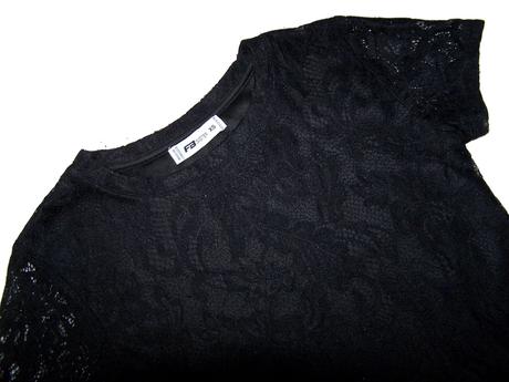 Dívčí krajkové tričko fb sister vel.158/164, 158