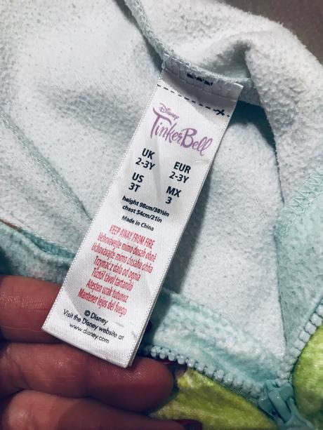 Overalek fleecový - v.2/3 roky, disney,98