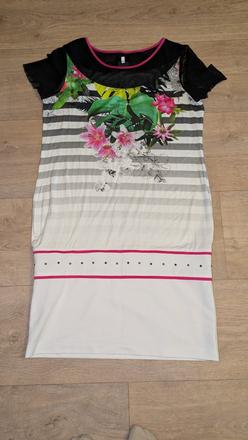 T513 letní trikové šaty vel. 44 , xl, 44