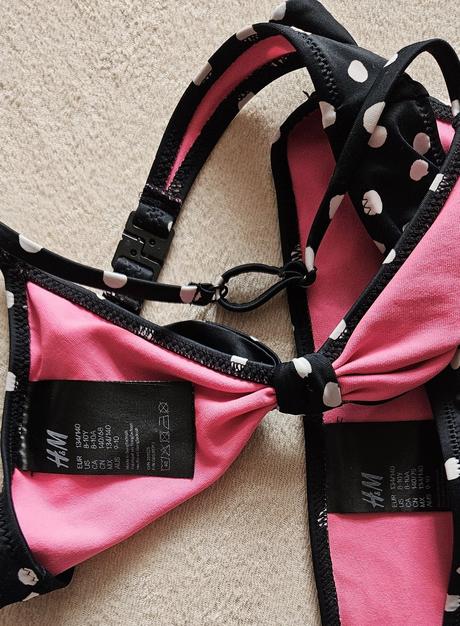 Dívčí dvojdílné plavky, vel.134/140, zn.h&m, h&m,134