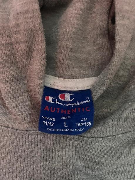 Šedá mikina champion s kapucí 148/156, champion,146