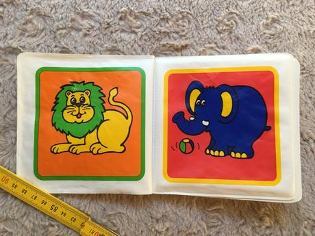 Koupací měkká knížka - zvířátka,