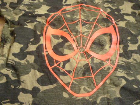 Maskáčové triko spiderman, marvel,116
