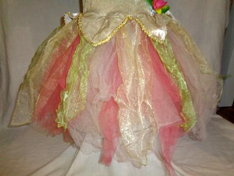 Karneval - květinová víla - 8-10 let,