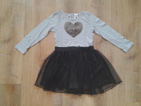 Šaty s týlovou sukní, převracecí flitry, caa,v.116, c&a,116