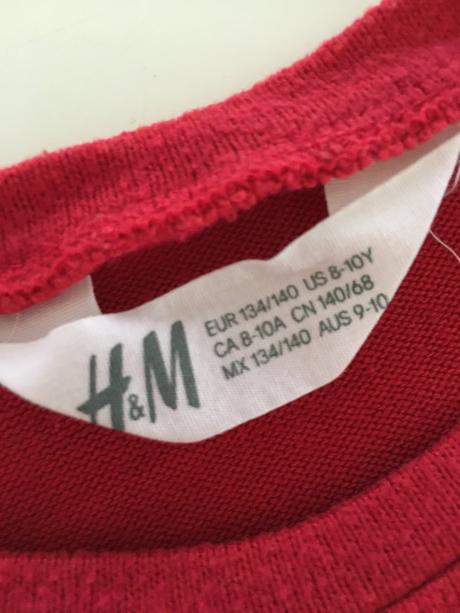 Dívčí pulover h&m (9 - 10 let), h&m,134