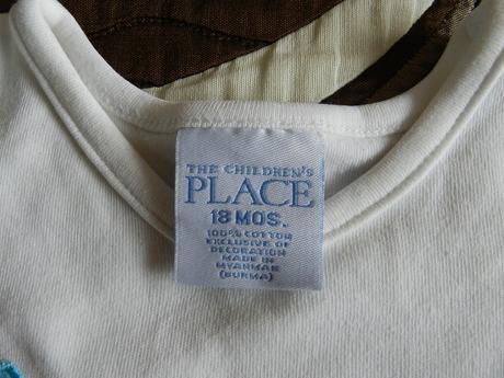 Tričko krátký rukáv s motýlky, children's place,86