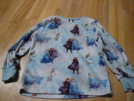 Semišové triko frozen 2-3, 98