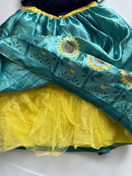 An5/ kostým anna - frozen zn. disney - v.5/6 let,