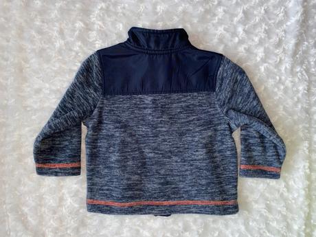 Modrá flísová mikina topomini, topomini,74