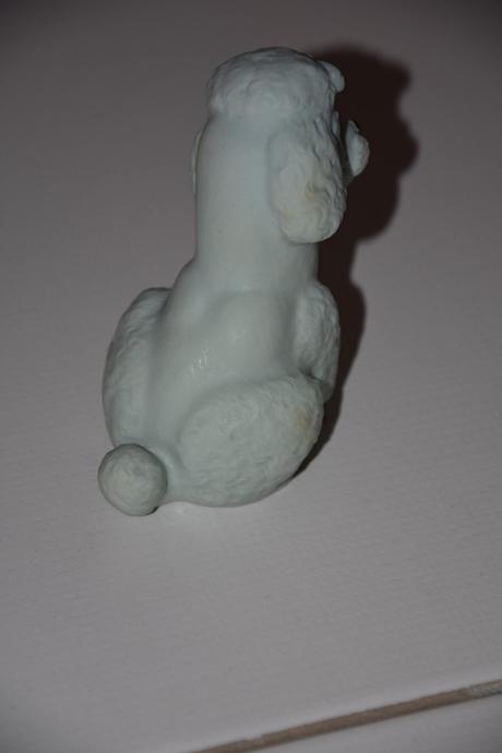 Retro pískací hračka - pudl,