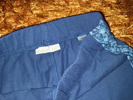 Modré kalhoty 134 super stav, 134