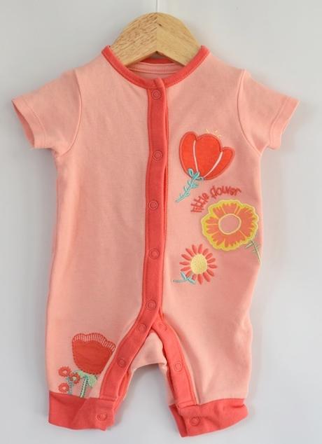 Letní overal vel. new born, nutmeg,56