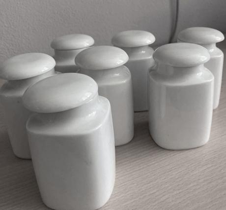 Kořenky bílé bez nápisů sada 6 ks, 