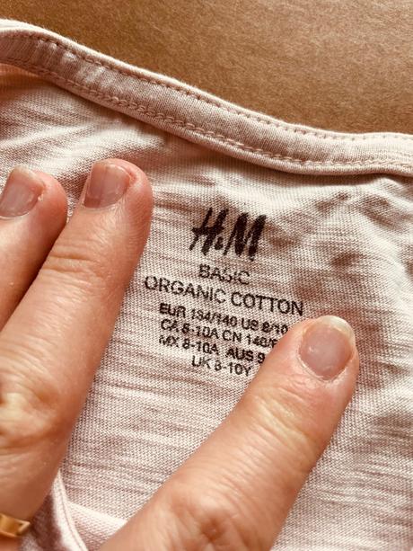 Ob/ šaty letní meruňkové barvy - v.134, h&m,134