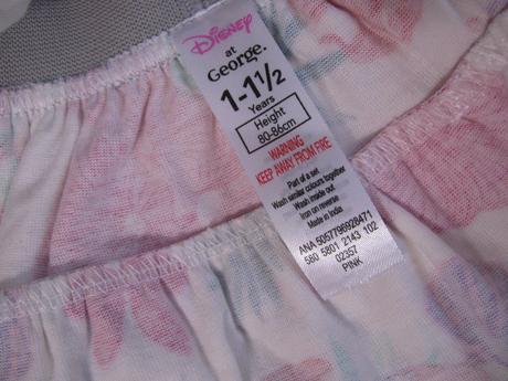 Dívčí volánková sukně s motivem víly ariel, disney,86