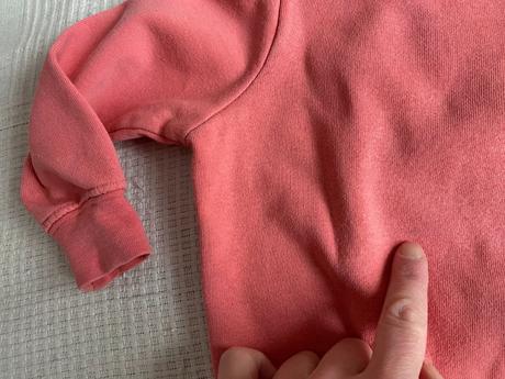 Růžová mikina bez kapuce vel. 80/86, lupilu,80