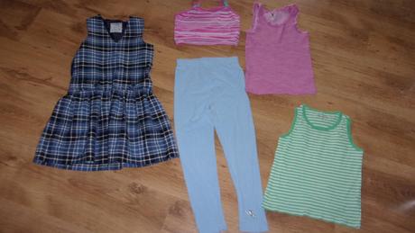 Letní set pro holky vel. 122/128, 122