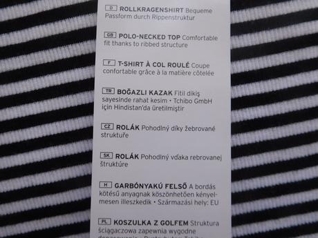 Pruhovaný rolák vel. 146/152, tchibo,146