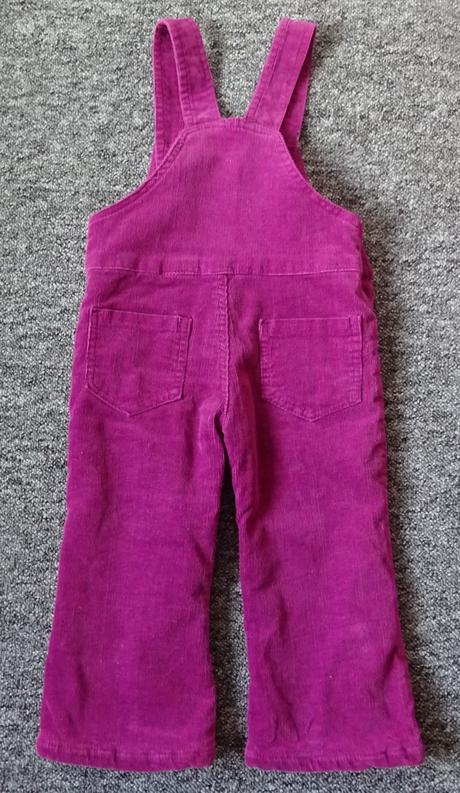 Manšestrové kalhoty s laclem, vel. 98, 98