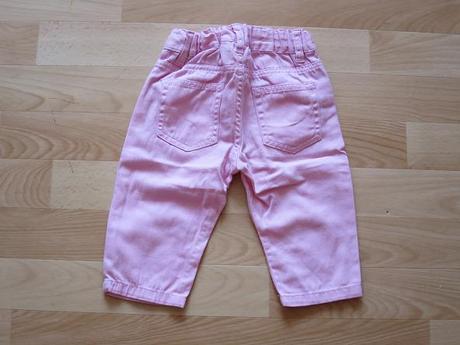 Kalhoty růžové, h&m,74