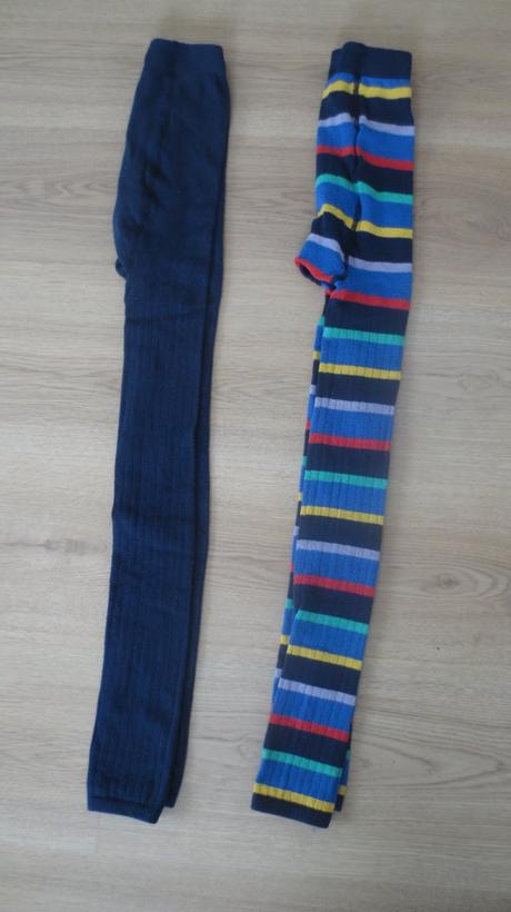 2x pletené legíny 146-152, tchibo,146