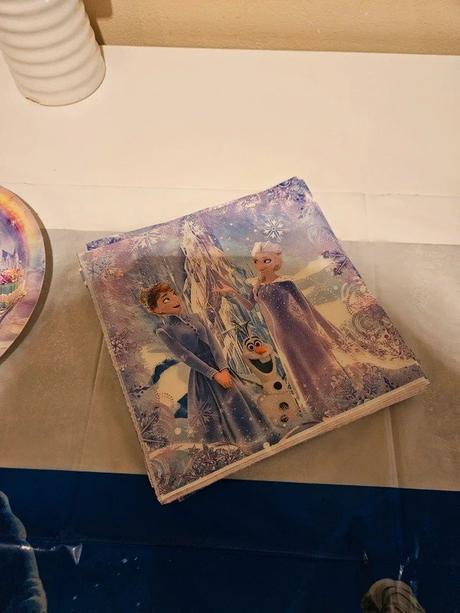 Narozeninová výzdoba ledové království, 