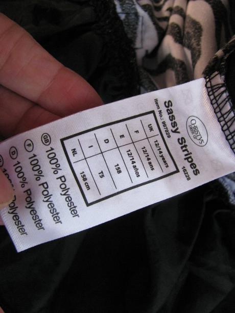 Karnevalový kostým-šaty zebra, 