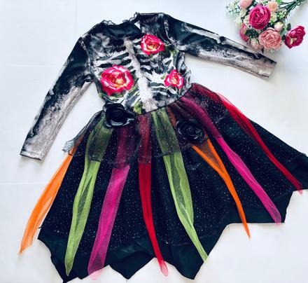 An9/ kostým kostlivka - v.7/8 let,