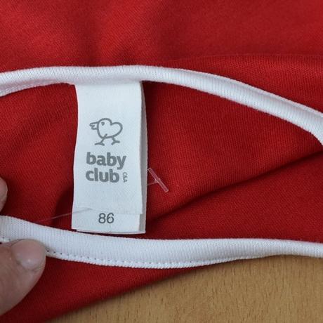Tričko vel. 86, baby club,86
