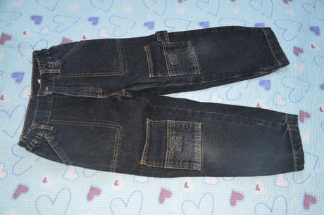 116 černé bavlněné džíny, 116