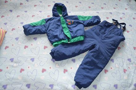 Zimní bunda a oteplováky komplet do školky 98/104, 98