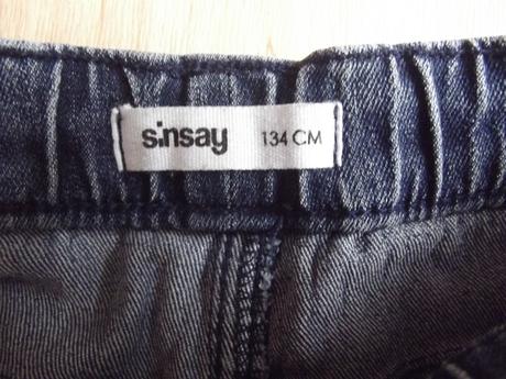 Riflové šortky v.134, sinsay,134