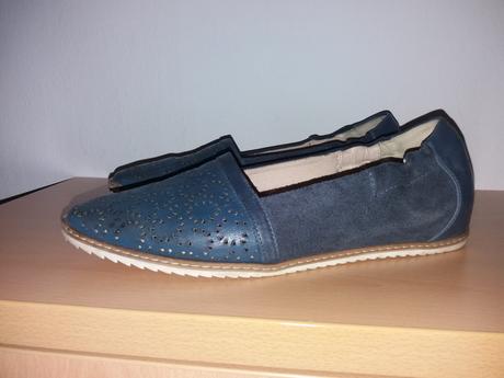 Kožené nazouvací boty wojas vel. 40, 40