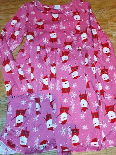 Růžové šaty se santy 110 tu, tu,110