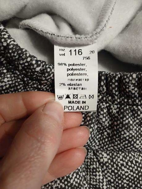 Zateplené legíny vel.  116, 116