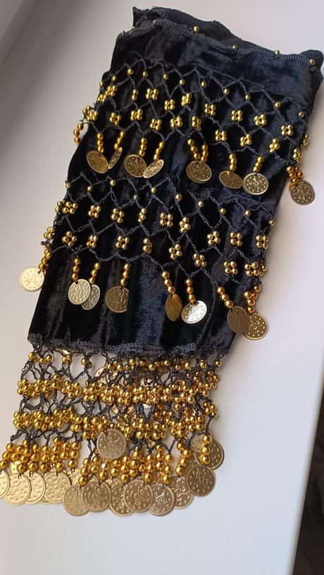 Šátek s "penízky" na břišní tance,