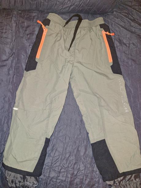 Šedé zateplené kalhoty zn. wolf vel. 98, wolf,98