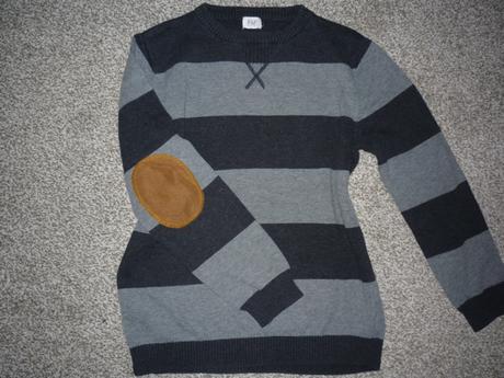 Lehký svetr vhodný ke košili vel 134-140,zn. f&f, f&f,134