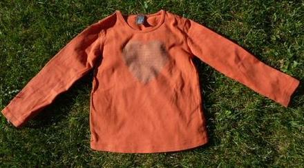 Triko & tričko se srdíčkem zara vel. 104, zara,104