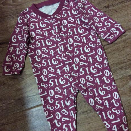 Bavlněný overal s číslicemi, 62