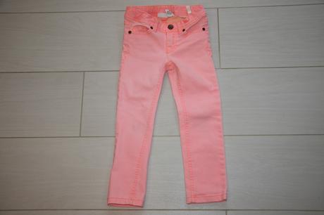 Neonové džiny, h&m,104