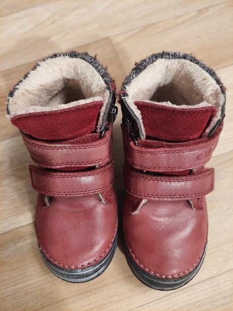 Zimní kožené dd step boty, d.d.step,25