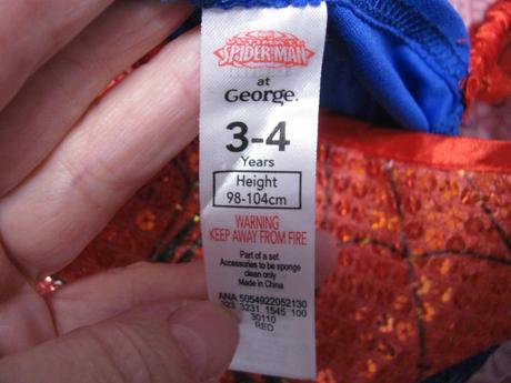 Dívčí kostým - šaty se spidermanem, 