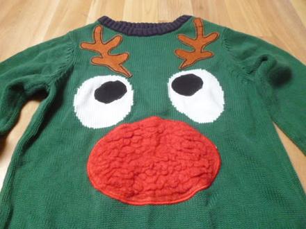 Vánoční svetr vel. 5, 110