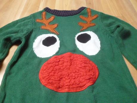 Vánoční svetr vel. 5, 110