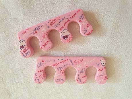 Dětské separátory prstů na nohou hello kitty, 