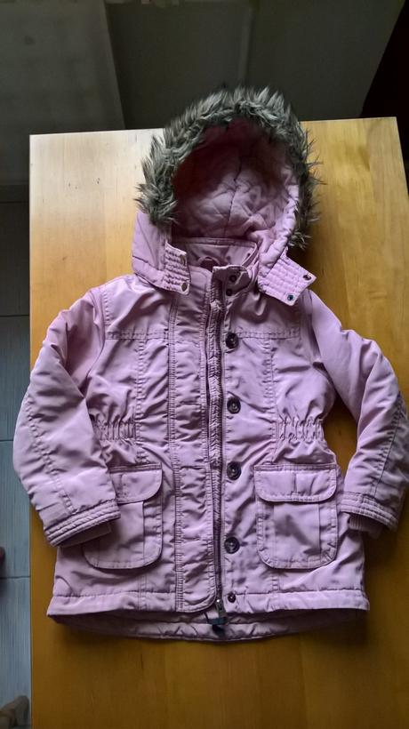 Dívčí zimní bunda hm, vel. 110, h&m,110